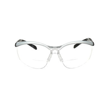 3m™ Bx Reader Protective Eyewear, 11376-00000-20, Clear Lens, Silver Frame, +2.5 Dioptre