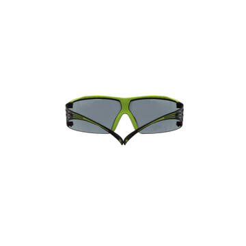 Lunettes de protection SecureFit(MC) 3M(MC) de Série 400, SF402XAF-GRN, verres antibuée gris, vert/noir