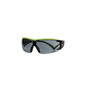 3m™ Securefit™ Protective Eyewear 400 Series, Sf402xaf-grn, Grey Anti-fog Lens, Green/black