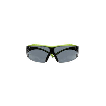 Lunettes de protection SecureFit(MC) 3M(MC) de Série 400, SF402XAF-GRN, verres antibuée gris, vert/noir