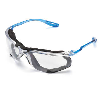 3m™ Virtua Cord Control System Protective Eyewear With Foam Gasket, 11872-00000-20, Clear Anti-fog Lens