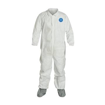 Chemical Resistant Protective Coverall, X-Large, White, Tyvek® 400 Fabric