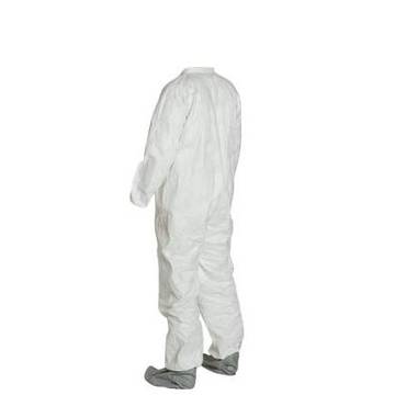 Chemical Resistant Protective Coverall, X-Large, White, Tyvek® 400 Fabric