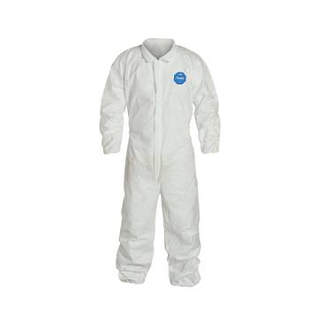 Chemical Resistant Protective Coverall, 2X-Large, White, Tyvek® 400 Fabric