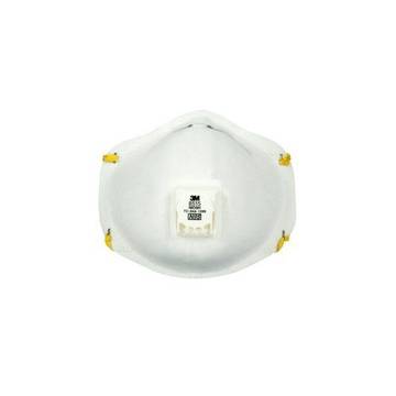 Respirator Particulate Disposable, Standard, N95, 95% Efficiency, Braided Comfort, White