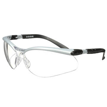 3m™ Bx Protective Eyewear, 11380-00000-20, Clear Anti-fog Lens, Silver/black Frame