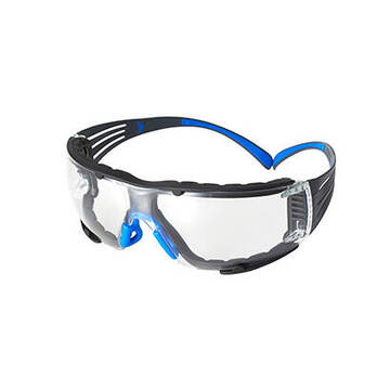 Lunettes de protection SecureFit(MC) 3M(MC) de Série 400, SF401SGAF-BLU, Verres antibuée transparents Scotchgard(MC)