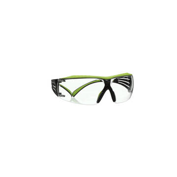 Lunettes de protection SecureFit(MC) 3M(MC) de Série 400, SF401XAF-GRN, verres antibuée transparents, vert/noir