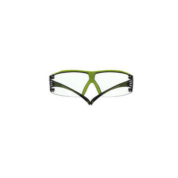 3m™ Securefit™ Protective Eyewear 400 Series, Sf401xaf-grn, Clear Anti-fog Lens, Green/black