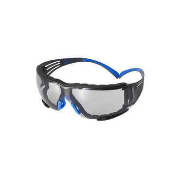 Lunettes de protection SecureFit(MC) 3M(MC) de Série 400, SF407SGAF-BLU, Verres antibuée pour intérieur/extérieur Scotchgard(MC)