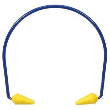 3m™ E-a-r™ Caboflex™ Banded Hearing Protector Model 600, 320-2001, Blue/yellow, Uncorded