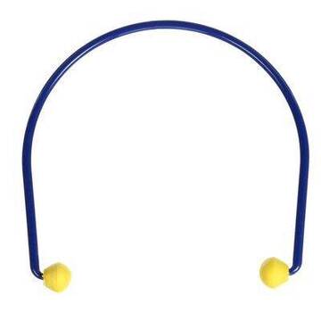 3m™ E-a-r™ Caps Model 200 Banded Hearing Protector, 321-2101, Blue/yellow, 100 Pairs Per Case