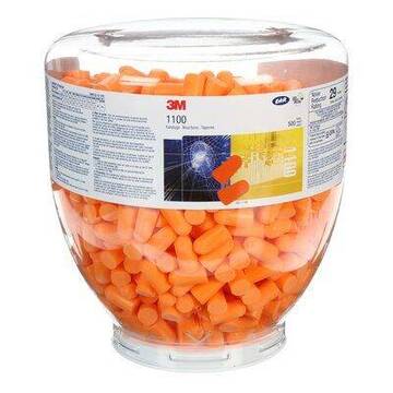 Recharge de bouchons d’oreilles 1100 3M(MC) pour Distributeur One Touch, 391-1100, 2 000 paires/caisse