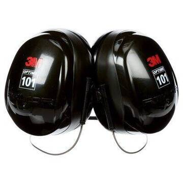 3m™ Peltor™ Optime™ 101 Earmuffs, H7b, Behind-the-head, 10 Pairs Per Case