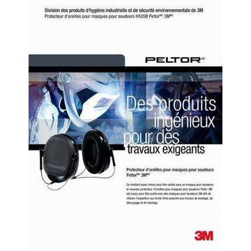 3m™ Peltor™ Welding Earmuff, H505b, Behind-the-head, 10 Pairs Per Case