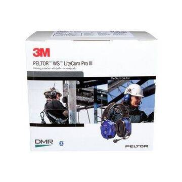 Headset 3m™ Peltor™ Ws Litecom Pro Iii, Nrr 28 Db, Headband, Csa Class Al