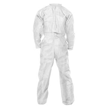 Hooded Disposable Coverall, 2XL, White, Micro Force Barrier SMS