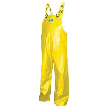 Pantalon de pluie, homme, jaune, PVC/polyester