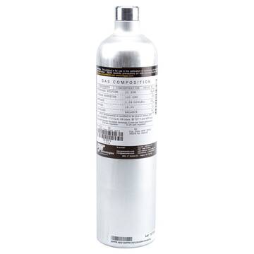 Calibration Gas Cylinder, 34 l, 3-1/8 in Dia, 10-41/64 in ht Cylinder