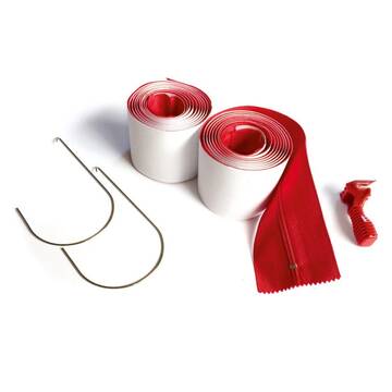 Self Adhesive Zipper Heavy Duty 3in X 7ft