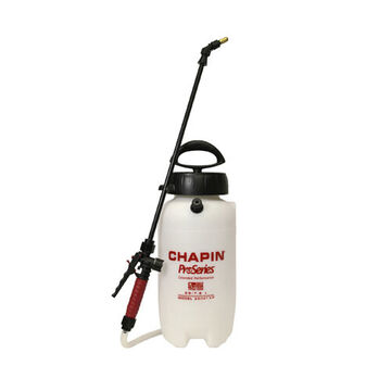 Handheld Sprayer, 2 gal Tank, Polyethylene Tank, 0.4 to 0.5 gpm, 4 in Fill Opening