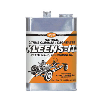 Cleaner/degreaser, 4 L, Jug, Clear Orange, Liquid