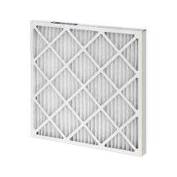 Pleated Air Filter, 100% Synthetic, 24 in x 12 in x 4 in, MERV 8