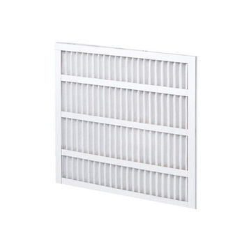 Pleated Air Filter, 100% Synthetic, 25 in x 16 in x 1 in, MERV 8