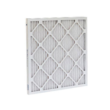 Pleated Air Filter, 100% Synthetic, 24 in x 24 in x 2 in, MERV 8