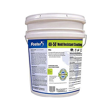 Mold Resistant Coating, 5 gal, Pail, White, Liquid