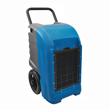 Refrigerant Dehumidifier, 115 VAC, 7.3 A, 125 PPD Water Removal Capacity, 235 cfm, 25 ft Cord, 20 ft Hose
