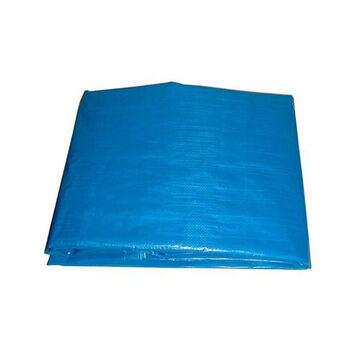 Heavy Duty Tarpaulin, 30 ft x 50 ft, Polyethylene, Blue