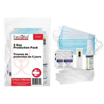 First Aid 5 Day Protection Pack