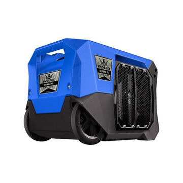 Low Grain Refrigerant Dehumidifier, 110/120 VAC, 7.7 A, 125 PPD Water Removal Capacity, 300 fpm, 25 ft Cord