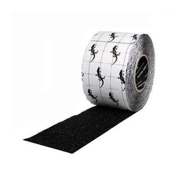 Anti-Slip Traction Tape, Premium Grade, 2 in x 60 ft, Aluminum Oxide Mineral Abrasive Compound, PVC Base, Black