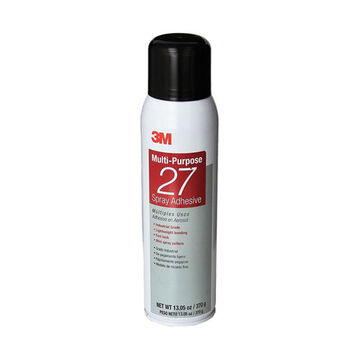 Spray Adhesive, 20 oz, Aerosol Can, White to Tan, Liquid