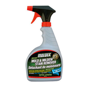 Instant Mold and Mildew Stain Remover, 946 ml, Trigger Bottle, Clear, Liquid