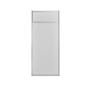 Wall Panel, 42 in, Aluminum Front, Galvanized Steel Back