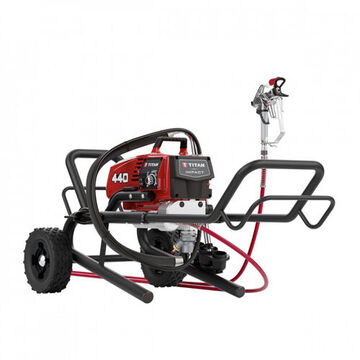 Skid Airless Sprayer, Paint, 0.54 gpm, 3300 psi, 0.023 in Tip
