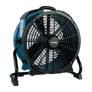 Professional Sealed Axial Fan, 115 VAC, 2.8 A, 1/3 HP, 3600 cfm, 400 to 1600 RPM