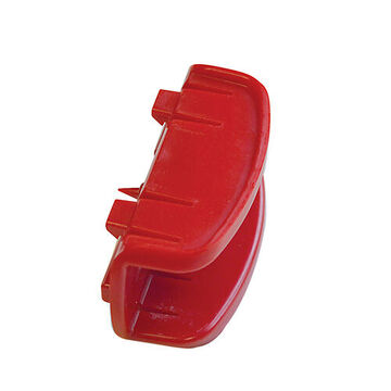 T Clip, Plastic, Red, ZipWall Poles and Floor Adaptors