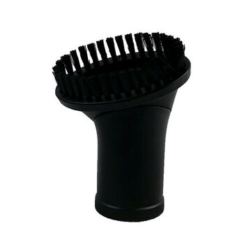 Brosse à poussière ronde ovale, 1-1/4 pouce x 5 pouce, plastique