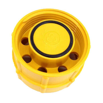 Drain Cap, 4 in x 4 in, Yellow