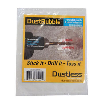 Disposable Industrial Strength Dust Collector, Clear, 4 in x 4 in x 4 in, 1 lbs