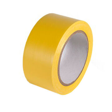 Aisle Marking Tape, Yellow, 4 in x 108 ft