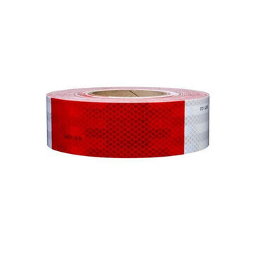 Conspicuity Marking Strip, 2 in x 50 yd, Red and White