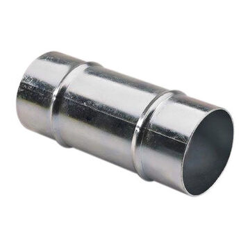 Union Connector, 2 in Pressure Fit, Zinc Plated Steel