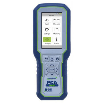 Digital Electronic Combustion Analyzer, 10 in x 3.8 in x 2.5 in, 0 to 10000 ppm (CO), 0 to 3000 ppm (Nitric Oxide), 0 to 20.9% (O2), LCD