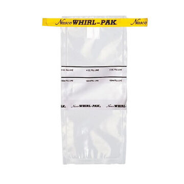 Write-On Sample Bag, 4 oz, 3 in x 7.25 in x 2.25 mil, Polyethylene
