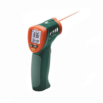 Mini Infrared Thermometer, Backlit LCD Display, -25 to 1200 deg F